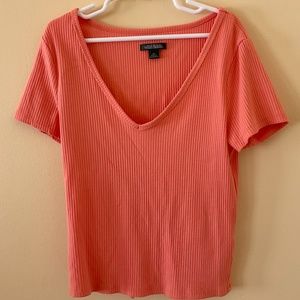 Wild Fable Women’s XS Ribbed V-Neck Crop Top